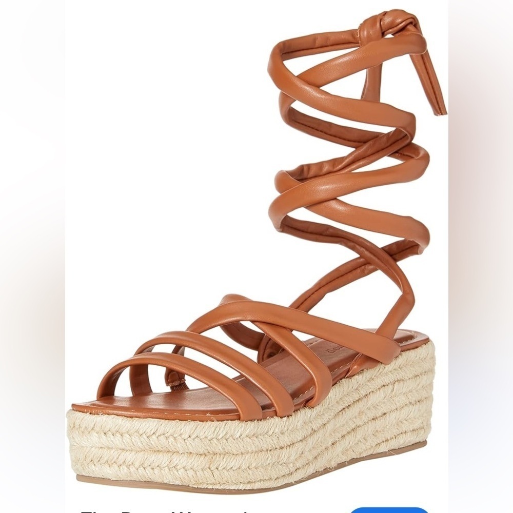 The Drop Women's Louanne
Strappy Ankle Wrap Platform
Espadrille new